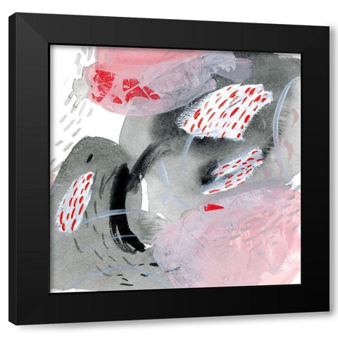 Turbulent Cloud II Black Modern Wood Framed Art Print with Double Matting by Wang, Melissa