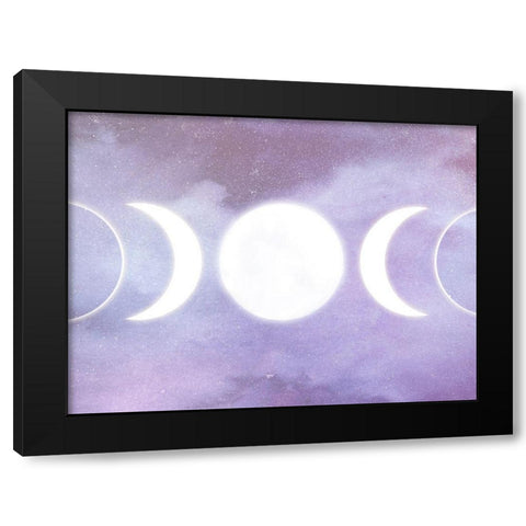 Celestia I Black Modern Wood Framed Art Print with Double Matting by Borges, Victoria