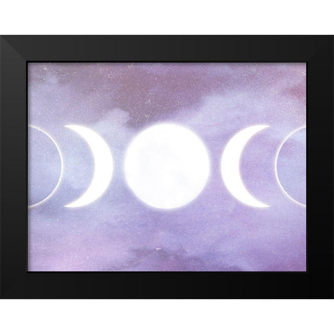 Celestia I Black Modern Wood Framed Art Print by Borges, Victoria