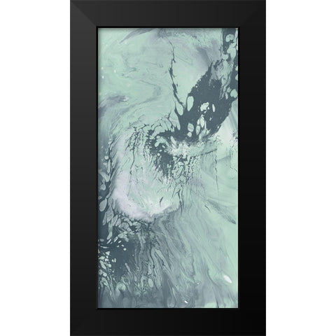 Waterflow II Black Modern Wood Framed Art Print by Goldberger, Jennifer