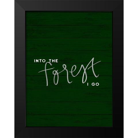 Hug a Tree II Black Modern Wood Framed Art Print by Hambly, Anna