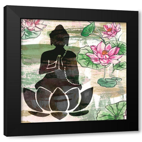 Path to Enlightenment I Black Modern Wood Framed Art Print with Double Matting by Wang, Melissa