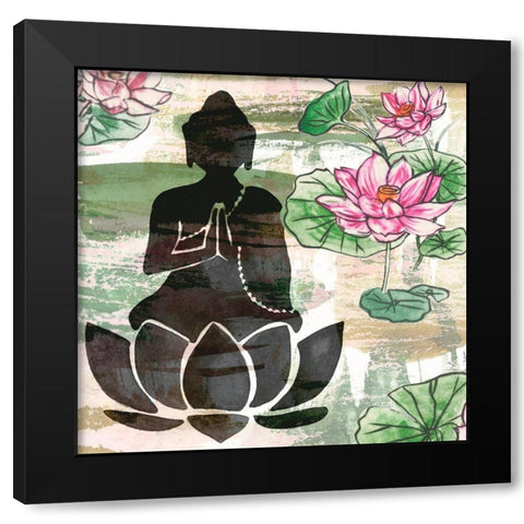 Path to Enlightenment I Black Modern Wood Framed Art Print by Wang, Melissa