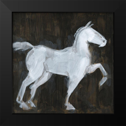 High Stepping I Black Modern Wood Framed Art Print by Green, Jacob