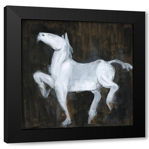 High Stepping II Black Modern Wood Framed Art Print by Green, Jacob