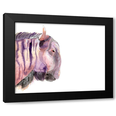 Sunset Safari V Black Modern Wood Framed Art Print by Ludwig, Alicia