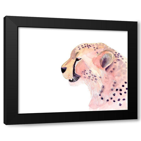 Sunset Safari VI Black Modern Wood Framed Art Print with Double Matting by Ludwig, Alicia