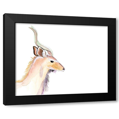 Sunset Safari IX Black Modern Wood Framed Art Print with Double Matting by Ludwig, Alicia