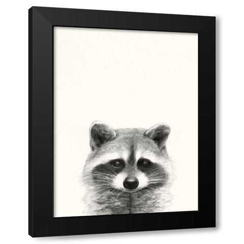 Animal Mug II Black Modern Wood Framed Art Print with Double Matting by Borges, Victoria
