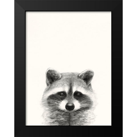 Animal Mug II Black Modern Wood Framed Art Print by Borges, Victoria