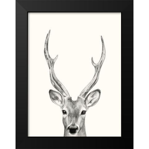 Animal Mug IV Black Modern Wood Framed Art Print by Borges, Victoria