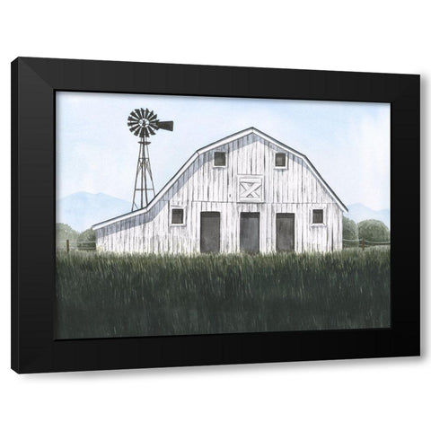 Blueridge Barn I Black Modern Wood Framed Art Print with Double Matting by Popp, Grace