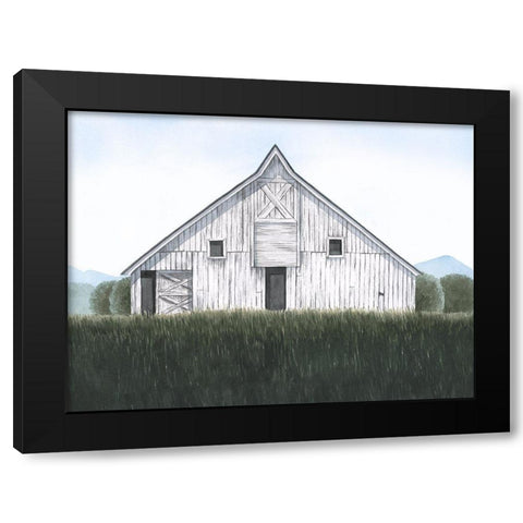 Blueridge Barn II Black Modern Wood Framed Art Print with Double Matting by Popp, Grace