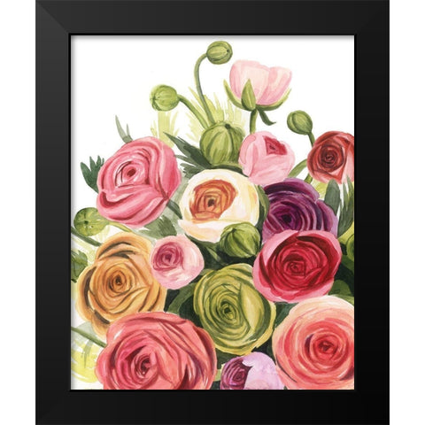 Ranunculus Study I Black Modern Wood Framed Art Print by Popp, Grace