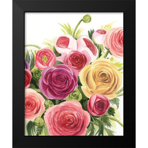 Ranunculus Study II Black Modern Wood Framed Art Print by Popp, Grace
