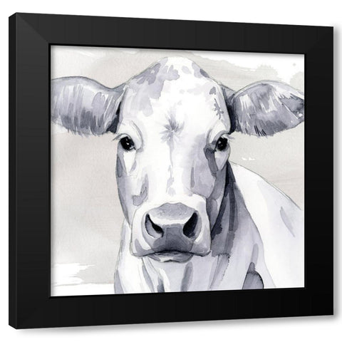 Sweet Face I Black Modern Wood Framed Art Print with Double Matting by Popp, Grace