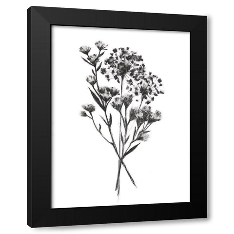 Wild Roadside Bouquet II Black Modern Wood Framed Art Print with Double Matting by Scarvey, Emma