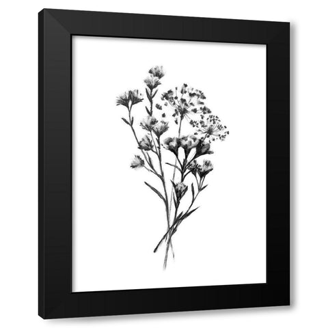 Wild Roadside Bouquet III Black Modern Wood Framed Art Print by Scarvey, Emma