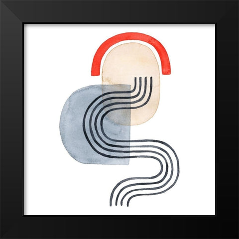 Deco Sunrise IV Black Modern Wood Framed Art Print by Popp, Grace