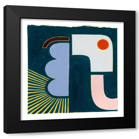 Bewildered I Black Modern Wood Framed Art Print with Double Matting by Popp, Grace