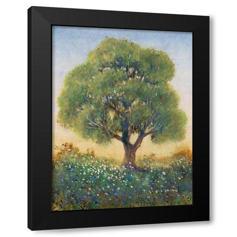 Standing in the Field I Black Modern Wood Framed Art Print with Double Matting by OToole, Tim