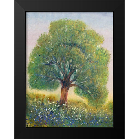 Standing in the Field II Black Modern Wood Framed Art Print by OToole, Tim