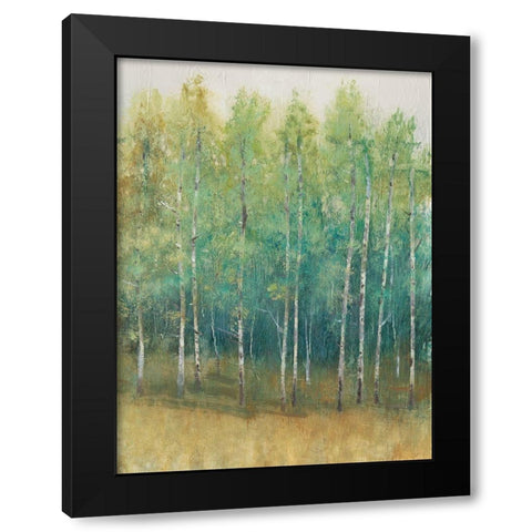 Woodland Edge II Black Modern Wood Framed Art Print by OToole, Tim