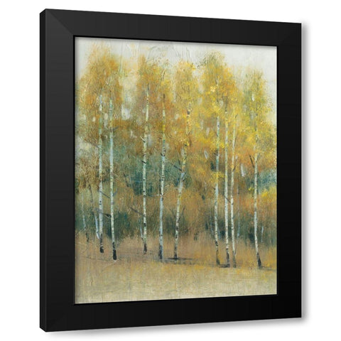 Woodland Edge III Black Modern Wood Framed Art Print with Double Matting by OToole, Tim