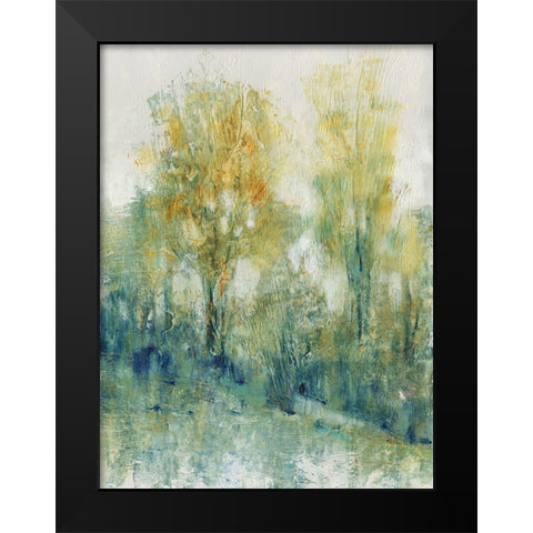 Tree Glow II Black Modern Wood Framed Art Print by OToole, Tim