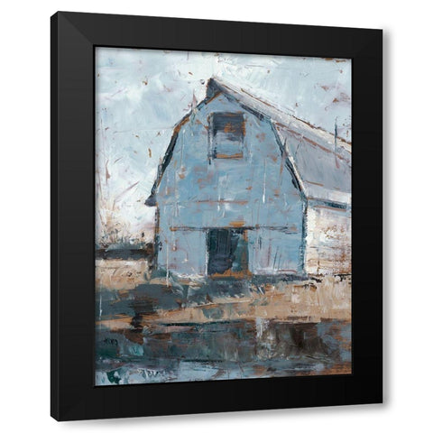 Sunset Farm I Black Modern Wood Framed Art Print by Harper, Ethan