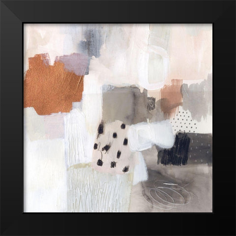 Puddle Jump I Black Modern Wood Framed Art Print by Borges, Victoria