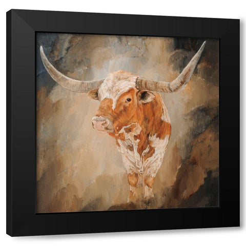 Presenting Himself Black Modern Wood Framed Art Print with Double Matting by Winkler, Kathy