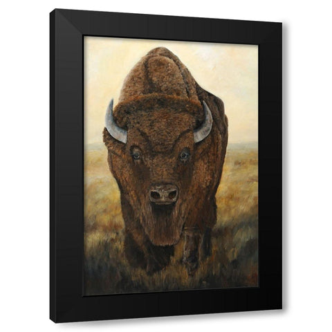 Respect Me Black Modern Wood Framed Art Print by Winkler, Kathy