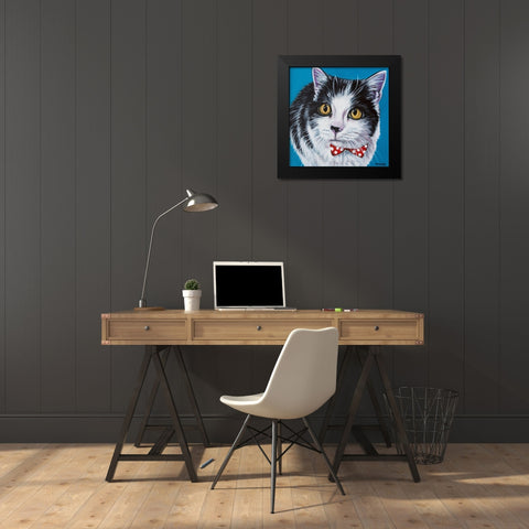 Classy Cat I Black Modern Wood Framed Art Print by Vitaletti, Carolee