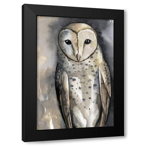 Moon Glider I Black Modern Wood Framed Art Print by Popp, Grace