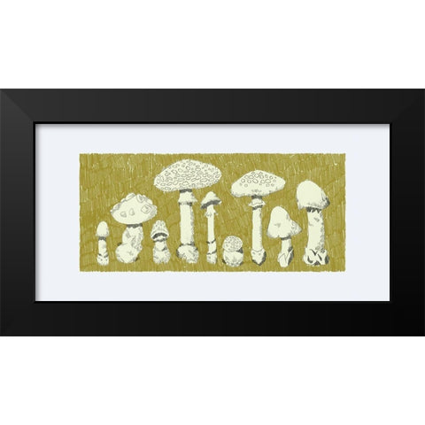 Forest Fungi I Black Modern Wood Framed Art Print by Green, Jacob