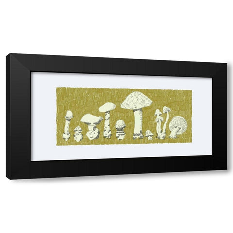 Forest Fungi II Black Modern Wood Framed Art Print with Double Matting by Green, Jacob