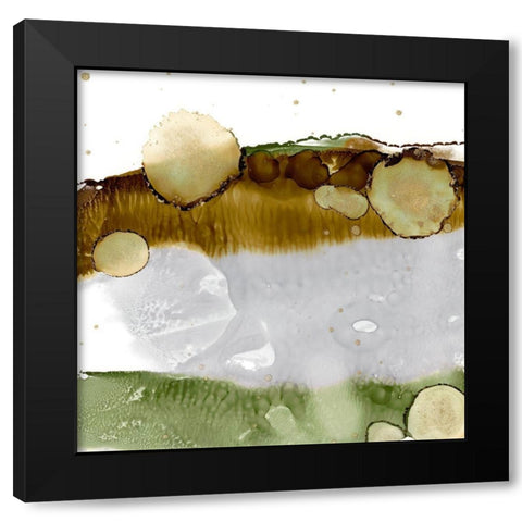 Gold Deposit IV Black Modern Wood Framed Art Print with Double Matting by Harper, Ethan
