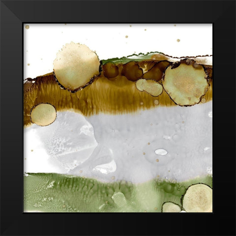 Gold Deposit IV Black Modern Wood Framed Art Print by Harper, Ethan