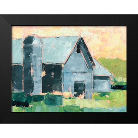 Southern Glow I Black Modern Wood Framed Art Print by Harper, Ethan