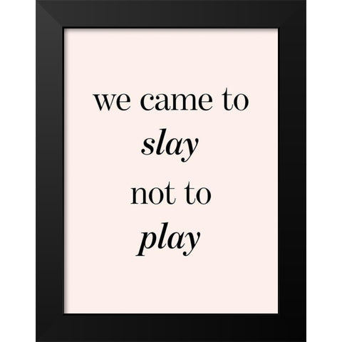 Womxn III Black Modern Wood Framed Art Print by Hambly, Anna