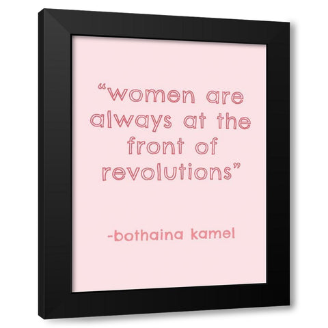 Womxn IV Black Modern Wood Framed Art Print by Hambly, Anna