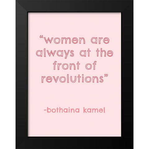 Womxn IV Black Modern Wood Framed Art Print by Hambly, Anna