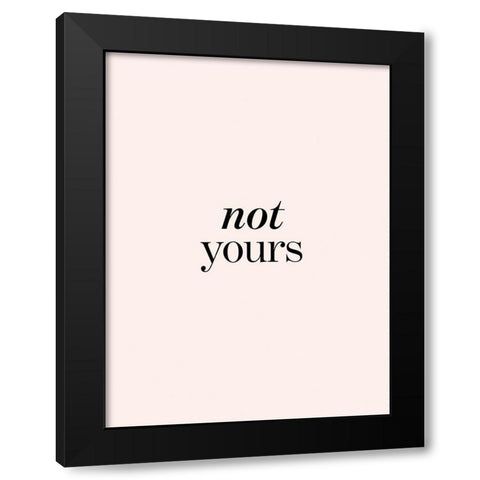 Womxn V Black Modern Wood Framed Art Print with Double Matting by Hambly, Anna