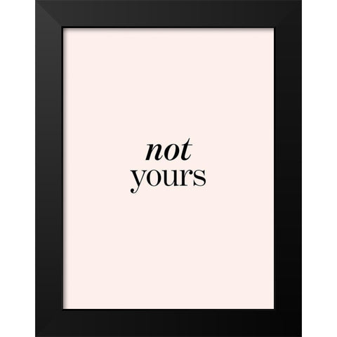 Womxn V Black Modern Wood Framed Art Print by Hambly, Anna