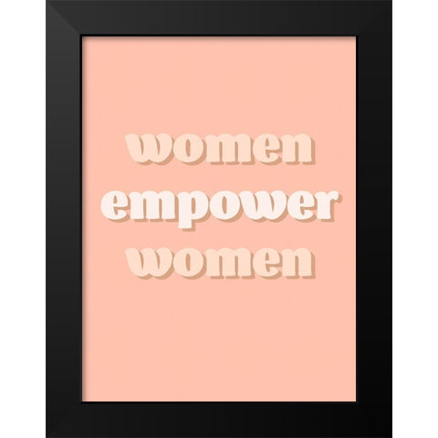 Womxn VI Black Modern Wood Framed Art Print by Hambly, Anna