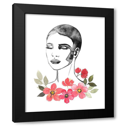Daydreamer II Black Modern Wood Framed Art Print with Double Matting by Popp, Grace