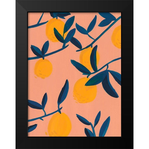 Sunlit Grove II Black Modern Wood Framed Art Print by Green, Jacob