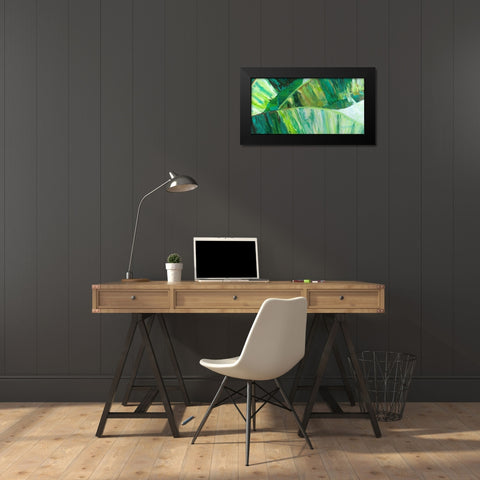Goin Bananas II Black Modern Wood Framed Art Print by Wilkins, Suzanne