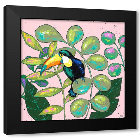 Tropics I Black Modern Wood Framed Art Print by Reynolds, Jade